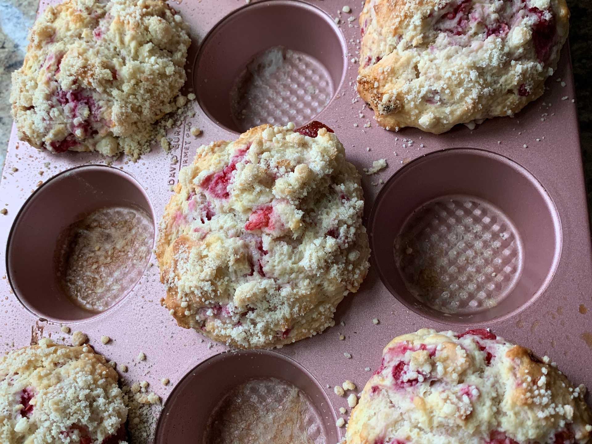 Raspberry Streusel Muffins